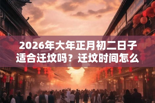 2026年大年正月初二日子适合迁坟吗？迁坟时间怎么选？
