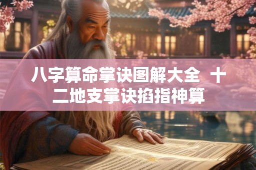八字算命掌诀图解大全  十二地支掌诀掐指神算