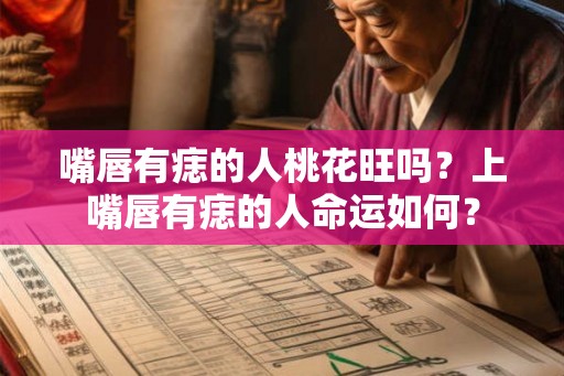 嘴唇有痣的人桃花旺吗？上嘴唇有痣的人命运如何？