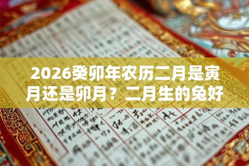2026癸卯年农历二月是寅月还是卯月?二月生的兔好吗 2026癸卯年农历二月是寅月还是卯月?二月生的兔好吗