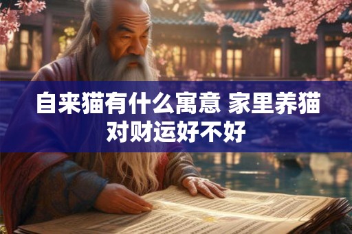 自来猫有什么寓意 家里养猫对财运好不好