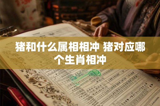 猪和什么属相相冲 猪对应哪个生肖相冲 猪和什么属相相冲 猪对应哪个生肖相冲