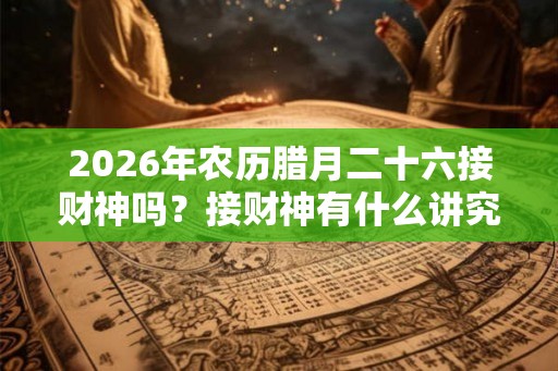 2026年农历腊月二十六接财神吗？接财神有什么讲究？