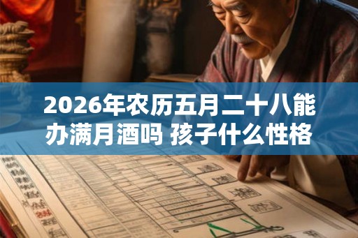 2026年农历五月二十八能办满月酒吗 孩子什么性格 2026年农历五月二十八能办满月酒吗 孩子什么性格