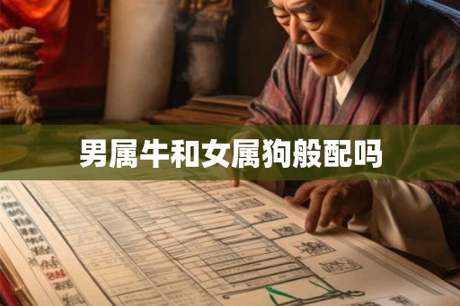 男属牛和女属狗般配吗