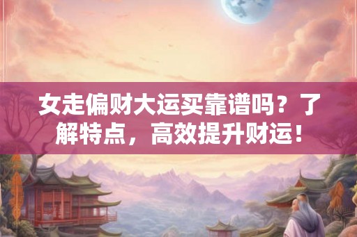 女走偏财大运买靠谱吗？了解特点，高效提升财运！