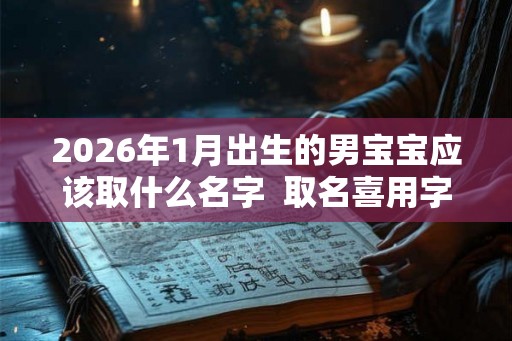2026年1月出生的男宝宝应该取什么名字  取名喜用字