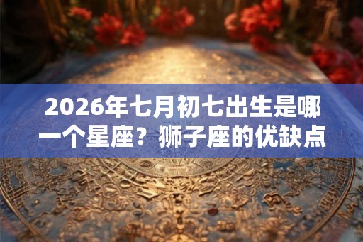 2026年七月初七出生是哪一个星座?狮子座的优缺点详解 2026年七月初七出生是哪一个星座?狮子座的优缺点详解
