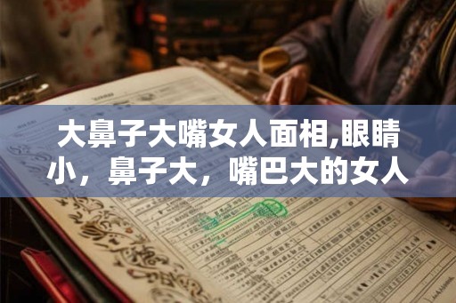 大鼻子大嘴女人面相,眼睛小，鼻子大，嘴巴大的女人面相