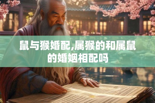 鼠与猴婚配,属猴的和属鼠的婚姻相配吗