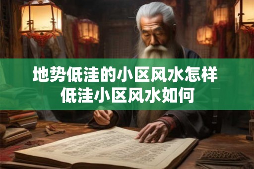 地势低洼的小区风水怎样 低洼小区风水如何