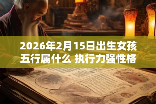 2026年2月15日出生女孩五行属什么 执行力强性格独立