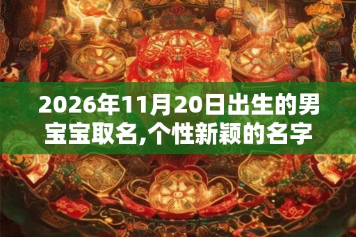 2026年11月20日出生的男宝宝取名,个性新颖的名字