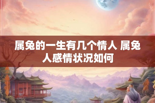 属兔的一生有几个情人 属兔人感情状况如何
