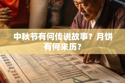 中秋节有何传说故事？月饼有何来历？