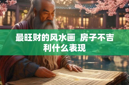 最旺财的风水画  房子不吉利什么表现