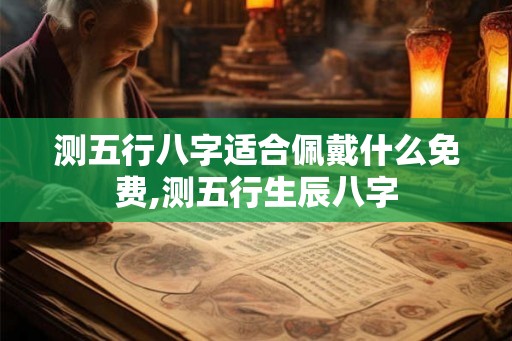测五行八字适合佩戴什么免费,测五行生辰八字