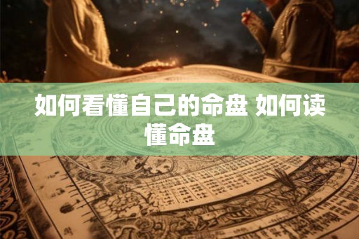 如何看懂自己的命盘 如何读懂命盘