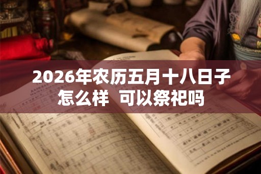 2026年农历五月十八日子怎么样 可以祭祀吗 2026年农历五月十八日子怎么样 可以祭祀吗