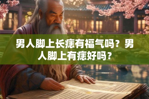 男人脚上长痣有福气吗？男人脚上有痣好吗？