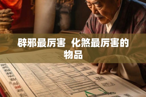 辟邪最厉害 化煞最厉害的物品 辟邪最厉害 化煞最厉害的物品