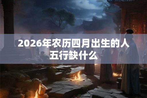 2026年农历四月出生的人五行缺什么 2026年农历四月出生的人五行缺什么