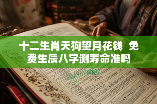 十二生肖天狗望月花钱  免费生辰八字测寿命准吗