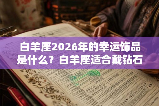 白羊座2026年的幸运饰品是什么？白羊座适合戴钻石吗？