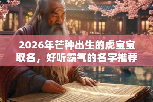 2026年芒种出生的虎宝宝取名，好听霸气的名字推荐！