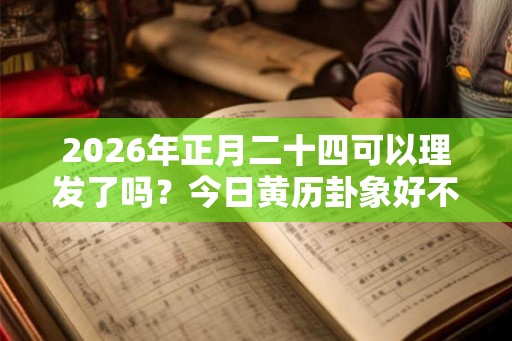 2026年正月二十四可以理发了吗？今日黄历卦象好不好？