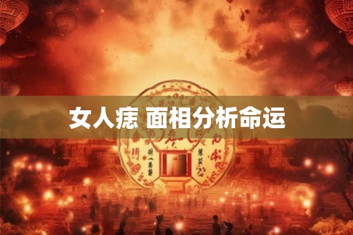 女人痣 面相分析命运