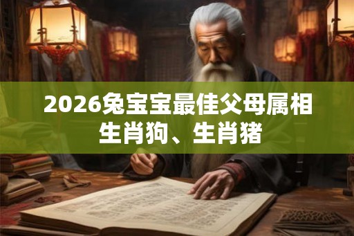 2026兔宝宝最佳父母属相 生肖狗、生肖猪