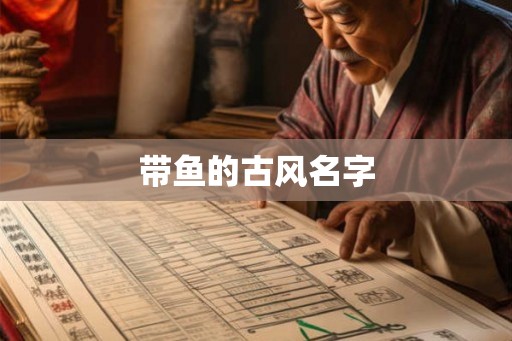 带鱼的古风名字