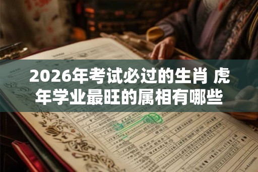 2026年考试必过的生肖 虎年学业最旺的属相有哪些