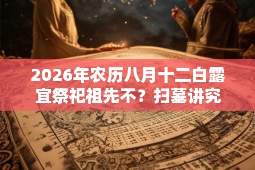 2026年农历八月十二白露宜祭祀祖先不？扫墓讲究