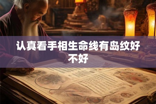 认真看手相生命线有岛纹好不好