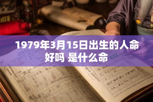 1979年3月15日出生的人命好吗 是什么命