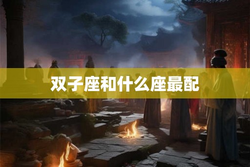 双子座和什么座最配