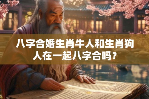 八字合婚生肖牛人和生肖狗人在一起八字合吗? 八字合婚生肖牛人和生肖狗人在一起八字合吗?
