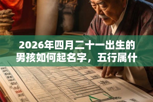 2026年四月二十一出生的男孩如何起名字，五行属什么