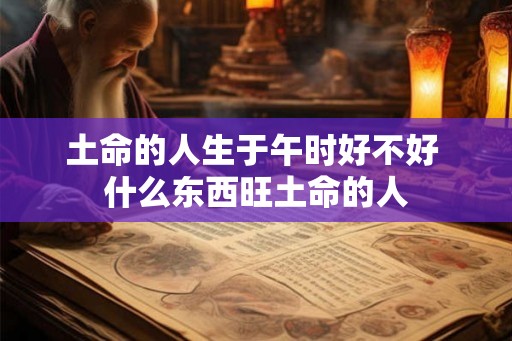 土命的人生于午时好不好 什么东西旺土命的人