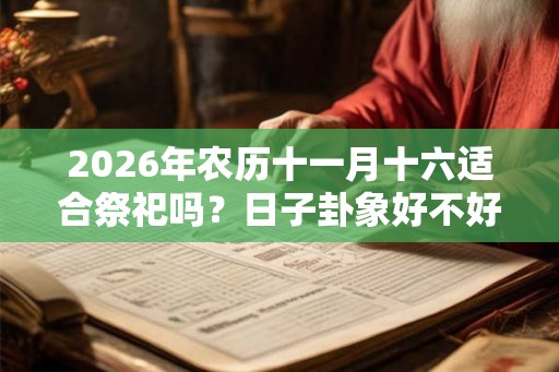 2026年农历十一月十六适合祭祀吗？日子卦象好不好？