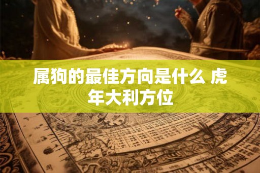 属狗的最佳方向是什么 虎年大利方位 属狗的最佳方向是什么 虎年大利方位