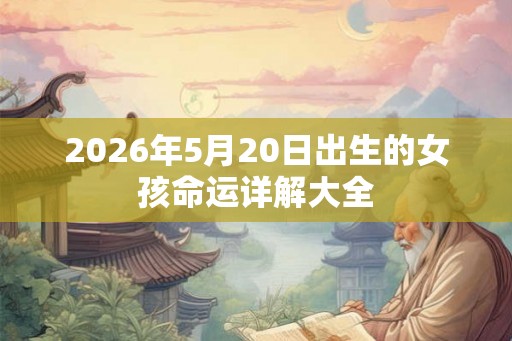 2026年5月20日出生的女孩命运详解大全 2026年5月20日出生的女孩命运详解大全