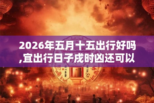 2026年五月十五出行好吗,宜出行日子戌时凶还可以出去吗 2026年五月十五出行好吗,宜出行日子戌时凶还可以出去吗