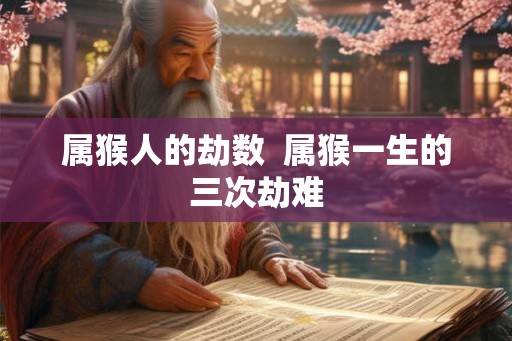 属猴人的劫数 属猴一生的三次劫难 属猴人的劫数 属猴一生的三次劫难