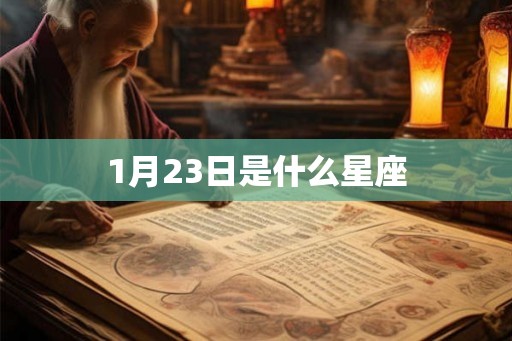 1月23日是什么星座