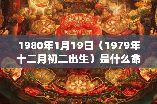 1980年1月19日（1979年十二月初二出生）是什么命_命运如何