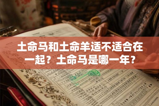 土命马和土命羊适不适合在一起？土命马是哪一年？