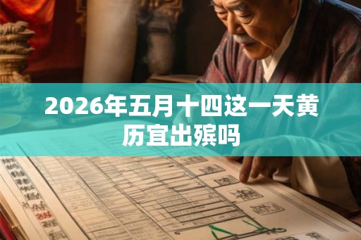 2026年五月十四这一天黄历宜出殡吗